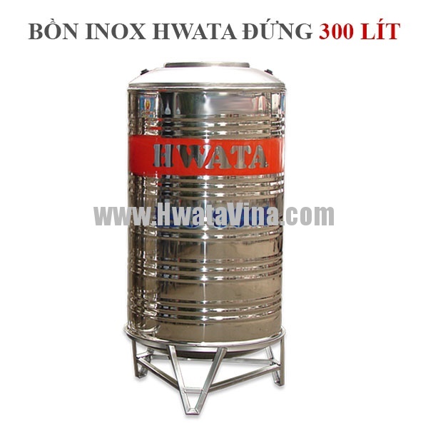 bồn nước inox 300 lít dáng đứng
